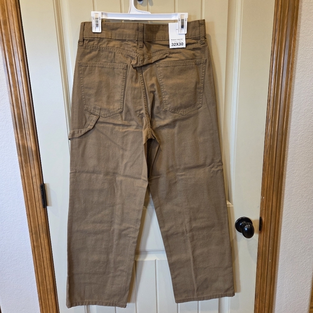 NWT Original Use Men's Relaxed Carpenter Pants in Brown - Size 32x30 - Picture 9 of 11